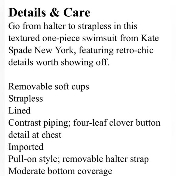 NWT Kate Spade Pique Texture Contrast Classic Bandeau One Piece Deep Plum Sz XS - Picture 3 of 11